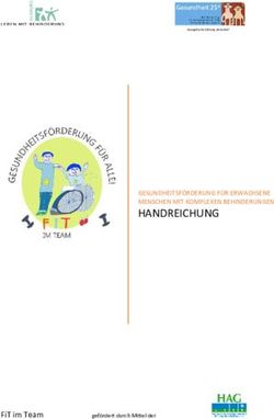 HANDREICHUNG GESUNDHEITSF&Ouml;RDERUNG F&Uuml;R ERWACHSENE MENSCHEN MIT KOMPLEXEN BEHINDERUNGEN - Evangelisches ...