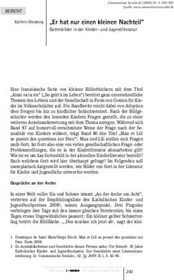 "Er hat nur einen kleinen Nachteil" - gottesbilder in der Kinder- und Jugendliteratur - Nomos eLibrary