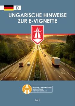 UNGARISCHE HINWEISE ZUR E-VIGNETTE - D - Nationale Mauterhebung ...