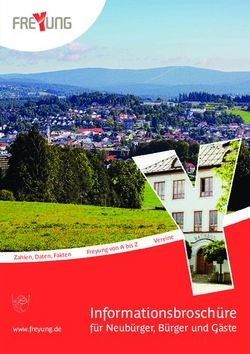 Informationsbrosch&uuml;re - f&uuml;r Neub&uuml;rger, B&uuml;rger und G&auml;ste www.freyung.de - Stadt Freyung