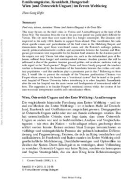 Ern&auml;hrungskrise, Krankheit, Hungertod: Wien (und &Ouml;sterreich-Ungarn) im Ersten Weltkrieg