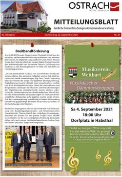 MITTEILUNGSBLATT - bei der Gemeinde Ostrach
