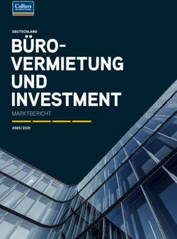 BÜRO-VERMIETUNG UND INVESTMENT - MARKTBERICHT - DEUTSCHLAND 2020 / 2021 - Colliers