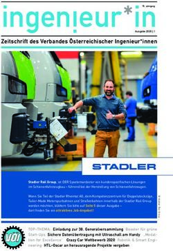 Ingenieur*inAusgabe 2020 | 1 - Verband &Ouml;sterreichischer Ingenieure
