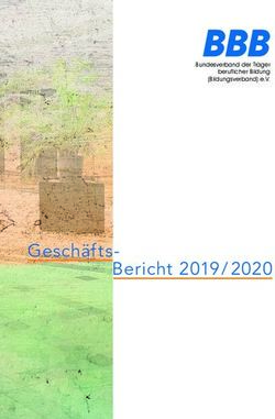 Geschäfts-Bericht 2019/ 2020 - Bundesverband der Träger beruflicher Bildung (Bildungsverband) e.V - Internationaler Bund
