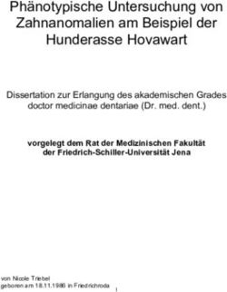Ph&auml;notypische Untersuchung von Zahnanomalien am Beispiel der Hunderasse Hovawart