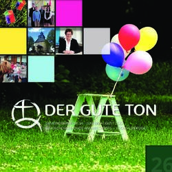 DER GUTE TON GEMEINDEBRIEF NR. 26 JUNI BIS AUGUST 2022 EV. KIRCHENGEMEINDE AM HIRSCHBERG GROSSALMERODE - Kirchenkreis Werra-Mei&szlig;ner