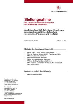 Stellungnahme - Deutscher Anwaltverein