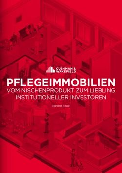 PFLEGEIMMOBILIEN VOM NISCHENPRODUKT ZUM LIEBLING INSTITUTIONELLER INVESTOREN - REPORT
