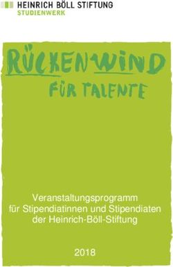Veranstaltungsprogramm für Stipendiatinnen und Stipendiaten der Heinrich-Böll-Stiftung 2018