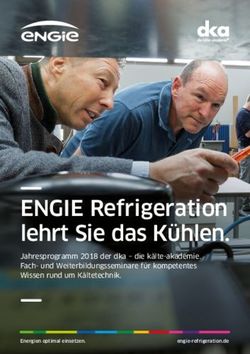 ENGIE Refrigeration lehrt Sie das Kühlen - Jahresprogramm 2018 der dka - die kälte-akademie. Fach- und Weiterbildungsseminare für kompetentes ...