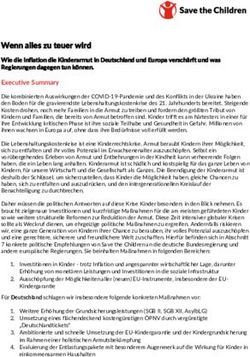 Wenn alles zu teuer wird - Wie die Inflation die Kinderarmut in ...