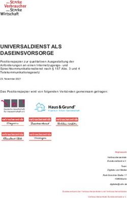 UNIVERSALDIENST ALS DASEINSVORSORGE