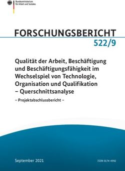 522/9 Qualität der Arbeit, Beschäftigung und Beschäftigungsfähigkeit im Wechselspiel von Technologie, Organisation und Qualifikation ...