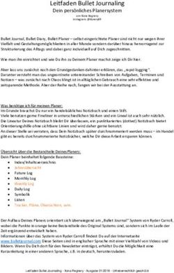Leitfaden Bullet Journaling - Dein pers&ouml;nliches Planersystem - Ortloff