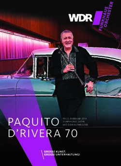 PAQUITO D'RIVERA 70 - WDR