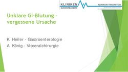 Unklare GI-Blutung - vergessene Ursache - K. Heiler - Gastroenterologie A. K&ouml;nig - Visceralchirurgie