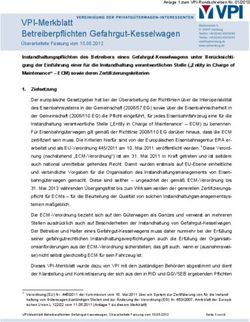 VPI-Merkblatt Betreiberpflichten Gefahrgut-Kesselwagen