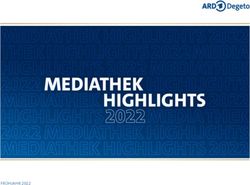 MEDIATHEK HIGHLIGHTS 2022 - FRÜHJAHR 2022 - Degeto Film GmbH