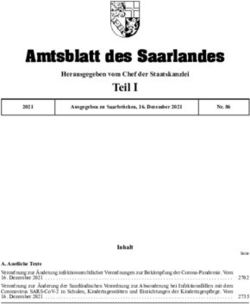 Amtsblatt des Saarlandes - Herausgegeben vom Chef der Staatskanzlei