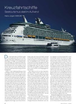 Kreuzfahrtschiffe Seetourismus steil im Aufwind - Hans J&uuml;rgen Witth&ouml;ft - DMKN