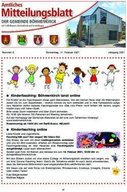 L KINDERFASCHING: BO&Egrave; HMENKIRCH TANZT ONLINE