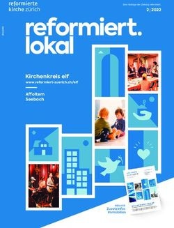 Reformiert. lokal Kirchenkreis elf - www.reformiert-zuerich.ch/elf - Reformierte Kirche Z&uuml;rich