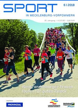 SPORT 6 I 2018 - Neubrandenburger Frauen laufen f&uuml;r guten Zweck - IN MECKLENBURG-VORPOMMERN - LSB MV
