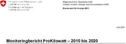 Monitoringbericht ProKilowatt - 2010 bis 2020