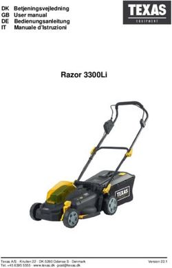 Razor 3300Li DK Betjeningsvejledning GB User manual DE Bedienungsanleitung IT Manuale d'Istruzioni - Texas.dk