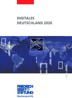DIGITALES DEUTSCHLAND 2020 - Medienpolitik - Bibliothek der Friedrich-Ebert-Stiftung