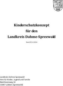 Kinderschutzkonzept f&uuml;r den Landkreis Dahme-Spreewald - Landkreis Dahme-Spreewald Amt f&uuml;r Kinder, Jugend und Familie Beethovenweg 14 15907 L&uuml;bben ...