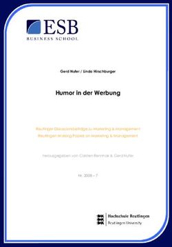 Humor in der Werbung Gerd Nufer / Linda Hirschburger - Reutlinger Diskussionsbeitr&auml;ge zu Marketing & Management - ESB Business School