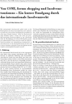 Von COMI, forum shopping und Insolvenz-tourismus - Ein kurzer Rundgang durch das internationale Insolvenzrecht