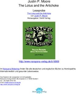 Justin P. Moore The Lotus and the Artichoke - Leseprobe