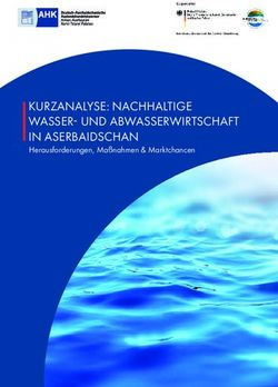 KURZANALYSE: NACHHALTIGE WASSER- UND ABWASSERWIRTSCHAFT IN ASERBAIDSCHAN - Herausforderungen, Maßnahmen & Marktchancen