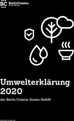 Umwelterkl&auml;rung 2020 der Berlin Cuisine Jensen GmbH