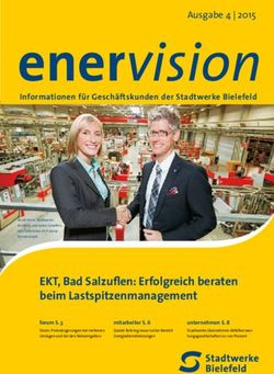 Enervision Ausgabe 4 | 2015 - Stadtwerke Bielefeld