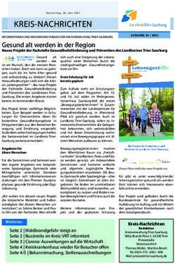 Gesund alt werden in der Region - Neues Projekt der Fachstelle Gesundheitsf&ouml;rderung und Pr&auml;vention des Landkreises Trier-Saarburg - Landkreis ...