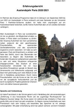 Erfahrungsbericht Auslandsjahr Paris 2020/2021