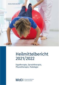Heilmittelbericht 2021/2022 - Ergotherapie, Sprachtherapie, Physiotherapie, Podologie - bvprm