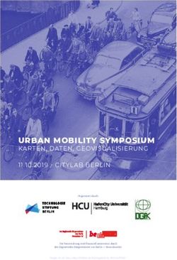 11.10.2019 CITYLAB BERLIN - URBAN MOBILITY SYMPOSIUM - TORE TUHH Open ...
