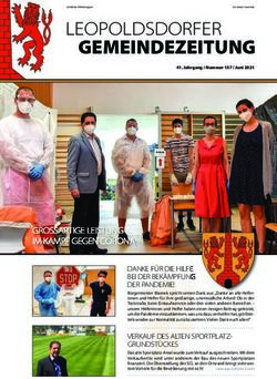 GEMEINDEZEITUNG - LEOPOLDSDORF