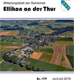 Ellikon an der Thur Mitteilungsblatt der Gemeinde - Juni/Juli 2019 - Gemeinde Ellikon an der Thur