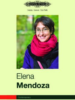 Elena Mendoza Contemporary - Edition Peters