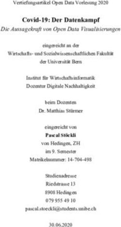 Covid-19: Der Datenkampf - Forschungsstelle Digitale ...