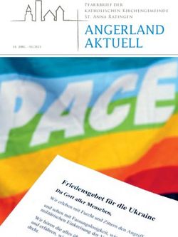 ANGERLAND AKTUELL Pfarrbrief der katholischen Kirchengemeinde St. Anna Ratingen