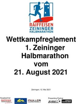 Wettkampfreglement 1. Zeininger Halbmarathon vom 21. August 2021