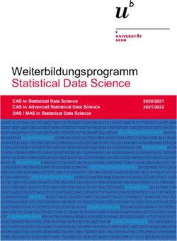 Weiterbildungsprogramm Statistical Data Science