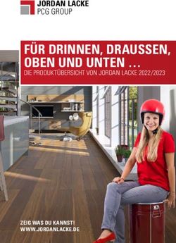 F&Uuml;R DRINNEN, DRAUSSEN, OBEN UND UNTEN - JORDAN LACKE PCG GROUP DIE PRODUKT&Uuml;BERSICHT VON JORDAN LACKE 2022 / 2023